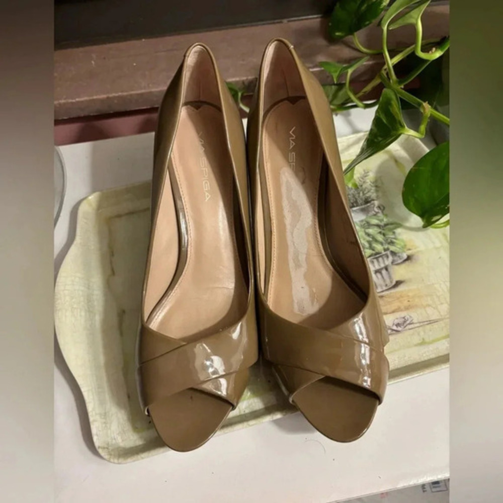 Via Spiga nude heels 9M